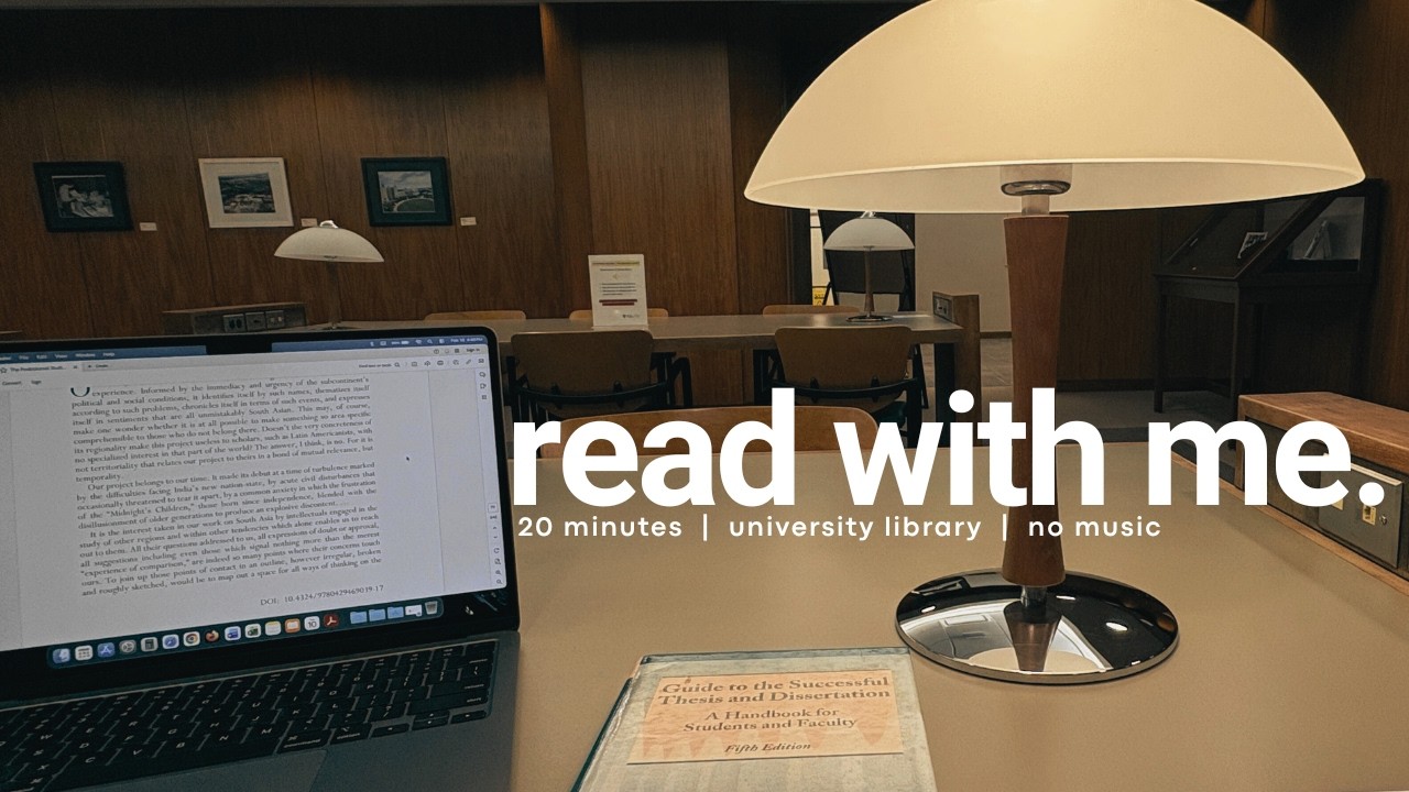 Read with me | University Library | No music