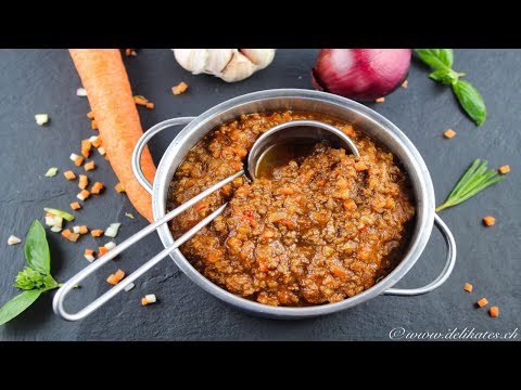 Eine original italienische Bolognese-Sauce ist himmlisch lecker und gar nicht schwer zu machen. Schm. 