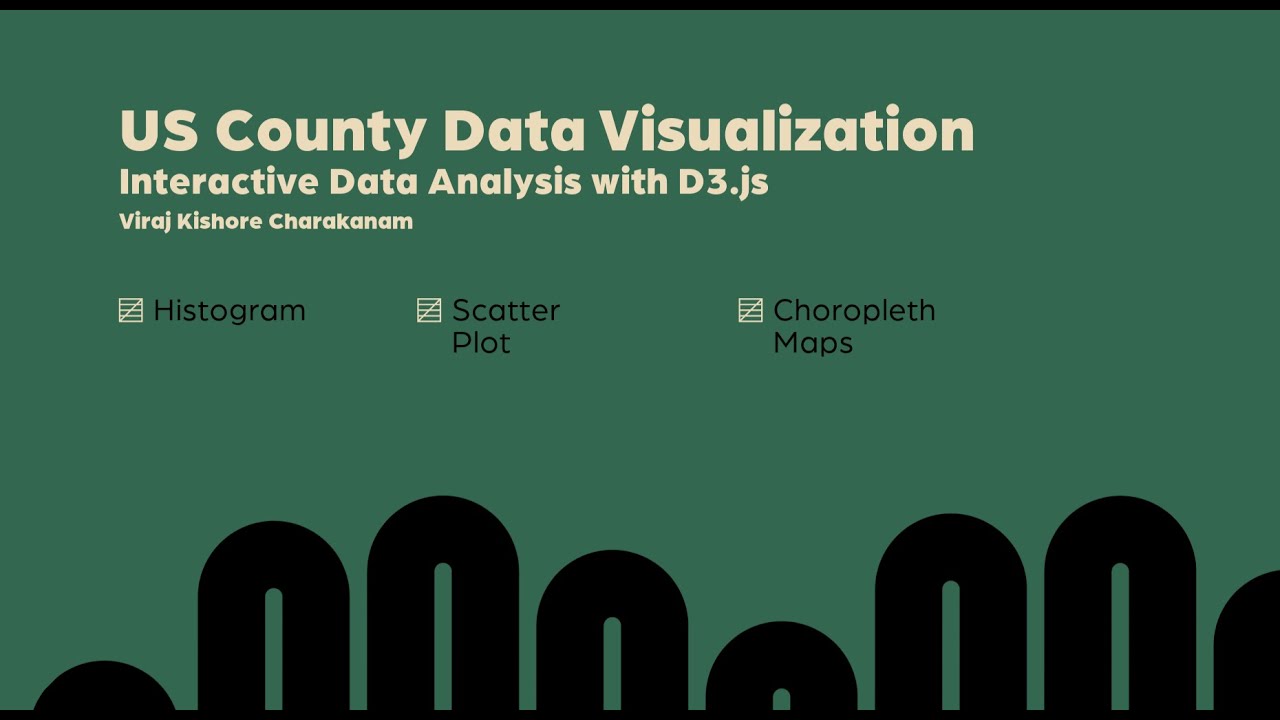 US County Data Visualization | Interactive Data Analysis with D3.js ...