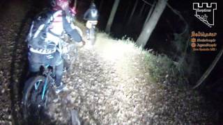 Mountainbike Trail  Glüder bei Nacht