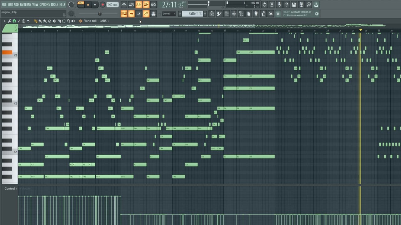 just over the hillside