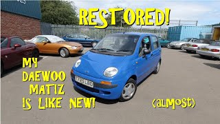 RESTORED! Daewoo Matiz returns! Less rust, more shiny!