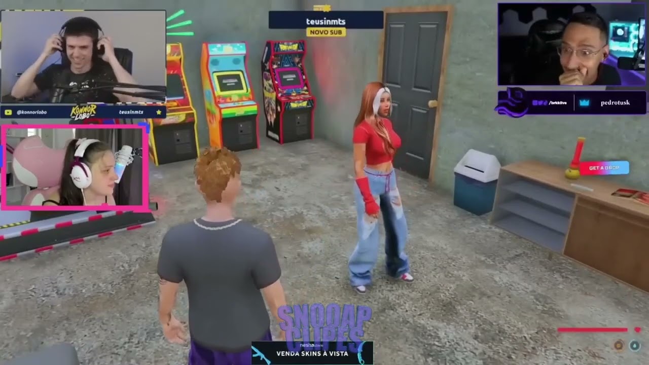 MARIFPSS REAGINDO AO LOBINHO E A PUDIM FAZENDO DARKUDO!!! - CIDADE ALTA - GTA RP