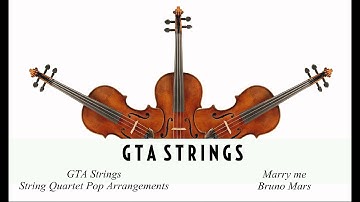 Marry me - Bruno Mars - String Quartet COVER