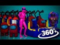 Among us Roller Coaster 360° Video - VR Experience | Among us Animation - 360/VR Video