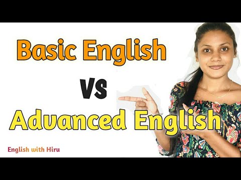 Basic English vs Advanced English | Improve your Vocabulary | Advanced ...