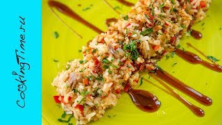 РИС С ТУНЦОМ И ПЕРЦЕМ 🌶 очень простой рецепт - как быстро приготовить ужин РИС С ТУНЦОМ И ПЕРЦЕМ 🌶 очень простой рецепт - как быстро приготовить ужин