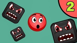 Несносный красный шар. Покатушки #2. Мультик ИГРА Red Ball Roll на Игрули TV