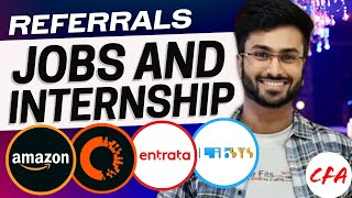 Referrals - Off Campus Jobs &amp; Internships | Freshers Hiring | Amazon, Apptio, Entrata, Libsys
