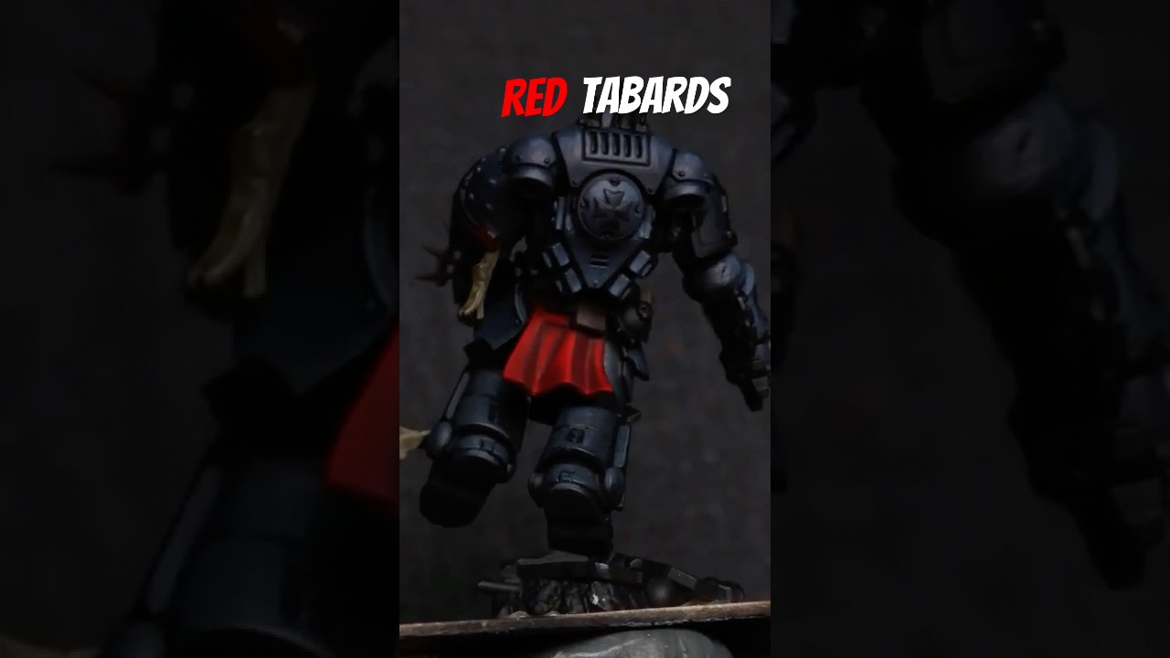 Как покрасить красные накидки для Warhammer 40k Black Templars!