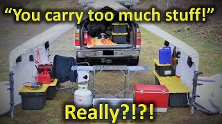 How to be PREPARED FOR ANYTHING while camping in a SUV