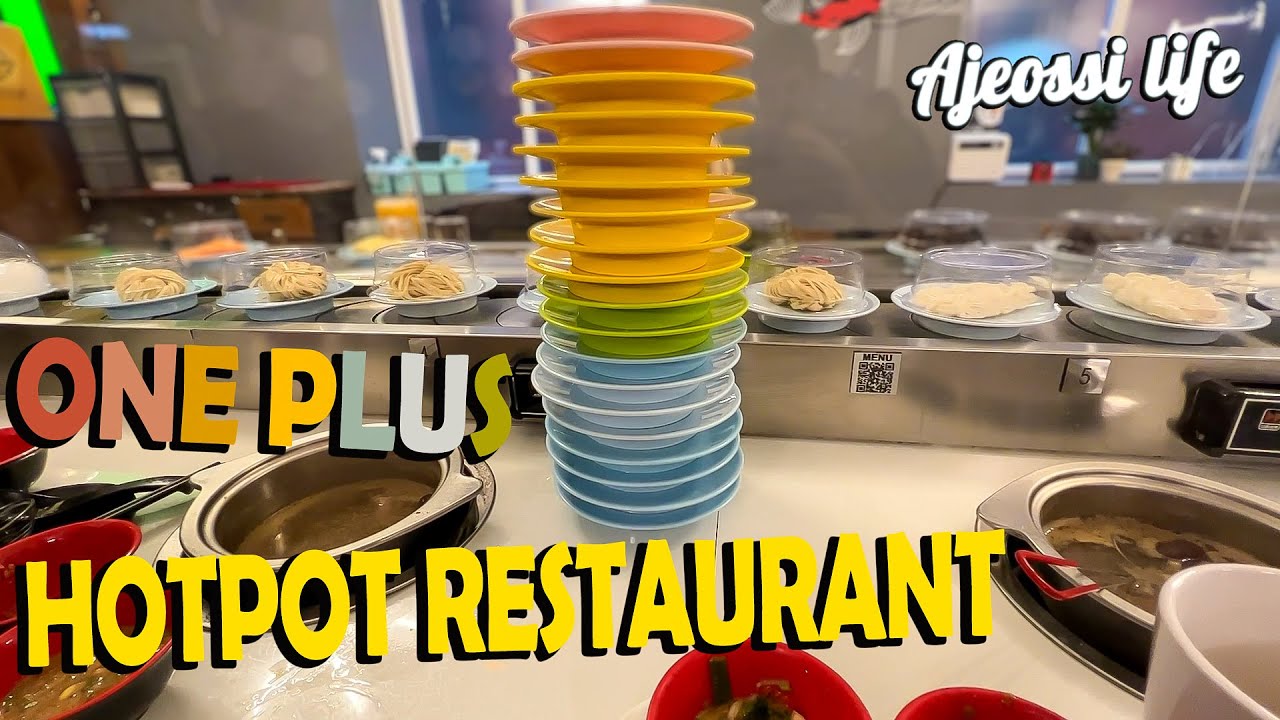 CONVEYOR BELT HOTPOT MANCHESTER! 🍲One Plus Restaurant (ENG SUB) YouTube