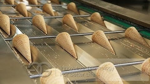 Ice Cream Cones Production Line|Waffle Sugar Cones Making Plant