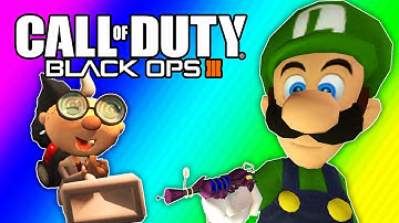 BO3 Zombies - Rescuing Luigi Mansion-e from Prison! (Luigi