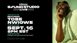 TOBE NWIGWE | THE GENERAL SOUND STUDIO LIVE [at clean culture atlanta]