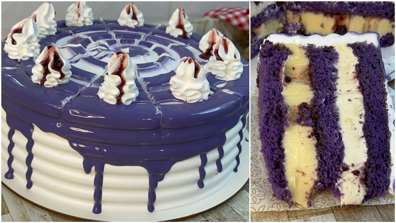 BOLO DE AMORA COM RECHEIO DE SEIS LEITES GOURMET - ESSE BOLO ESTÁ FAZENDO SUCESSO POR AQUI.💜