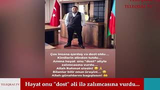 Sevgilisi Lotu Quli Haqda Yazdı Dostunun Əli Ilə...