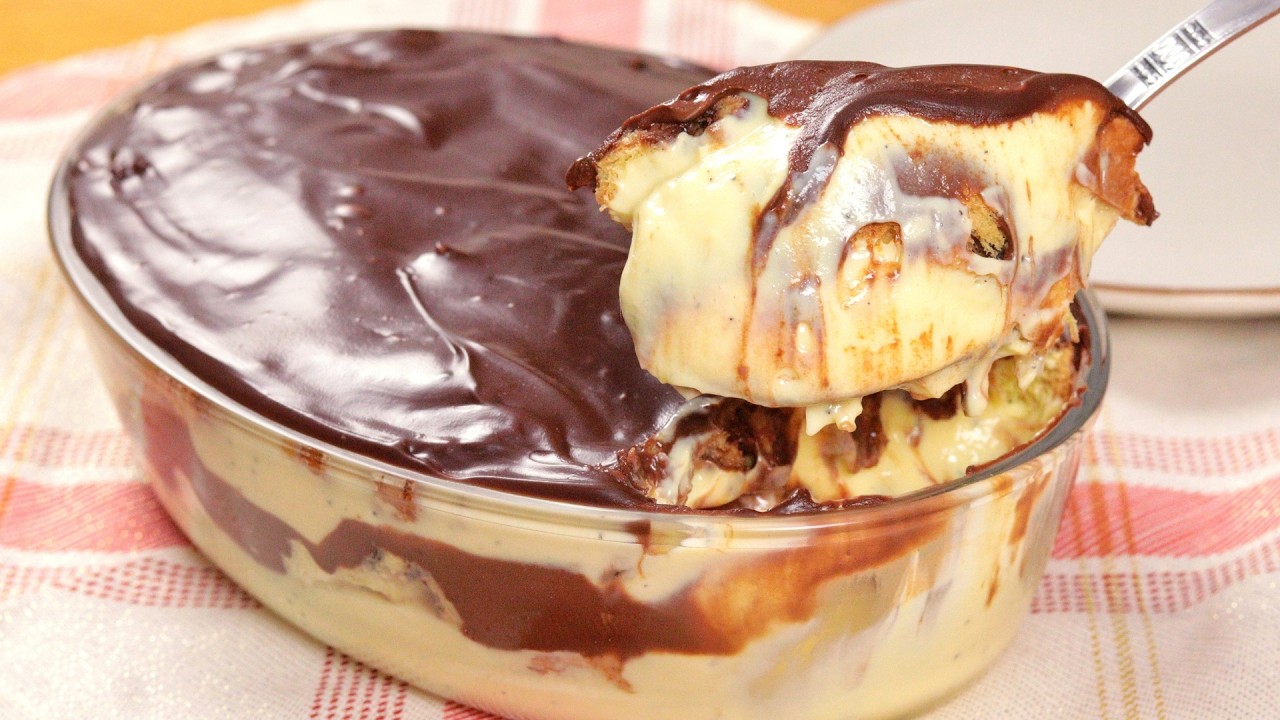 A SOBREMESA QUE VOCÊ PREPARA EM POUCOS MINUTOS - PAVETONE DE MARACUJÁ TRUFADO