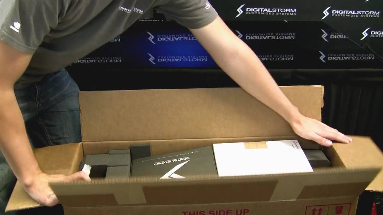 Un-Boxing your Digital Storm Computer - YouTube