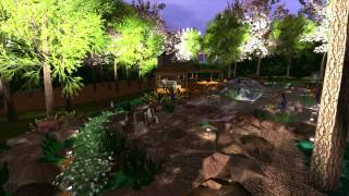 3D Landscape And Pool Design - Virtual Presentation Studio Presents Clifton Virginia