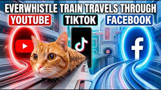 Everwhistle Train Travels Through YouTube, TikTok, Facebook #magicaltrain #immersiveworlds