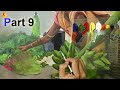 Village Market Acrylic Painting Part 9 | Realistic painting | Episode #333