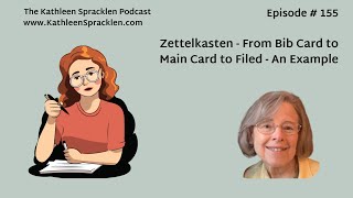 Zettelkasten - From Bib Card to Main Card to Filed
