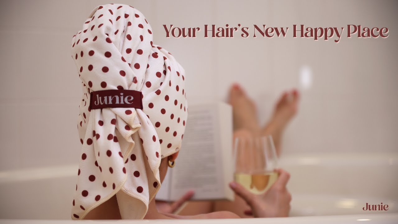 A Better Way to Dry Your Hair | Junie Quick-Dry Hair Towel