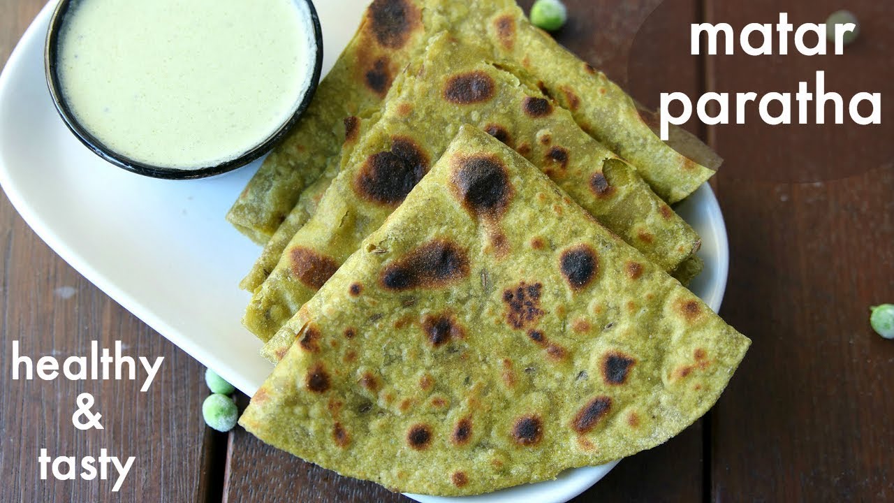 matar paratha recipe | हरे मटर के पराठे बनाने की विधि | matar ka paratha | green peas paratha | Hebbar | Hebbars Kitchen