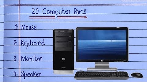 20 Computer Parts Name in English | Computer Parts Name | Parts of Computer | Computer Parts