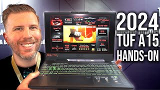 2024 Asus TUF A15 Hands-On! 100% DCI-P3 and 500 nits Display, Ryzen 9 8945H, and RTX 4070