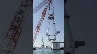 Largest Floating Crane In The World In Action