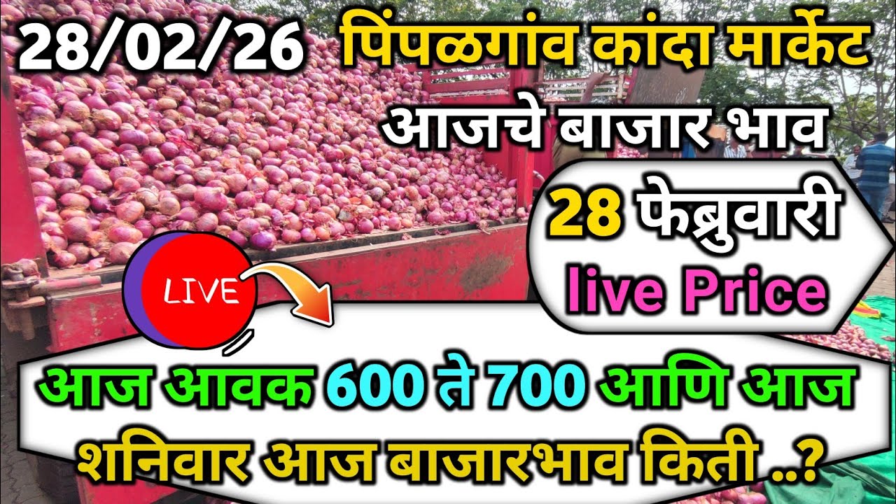 Pimpalgaon Onion Market Price Today:Latest Rates And Insights 28 February 2025