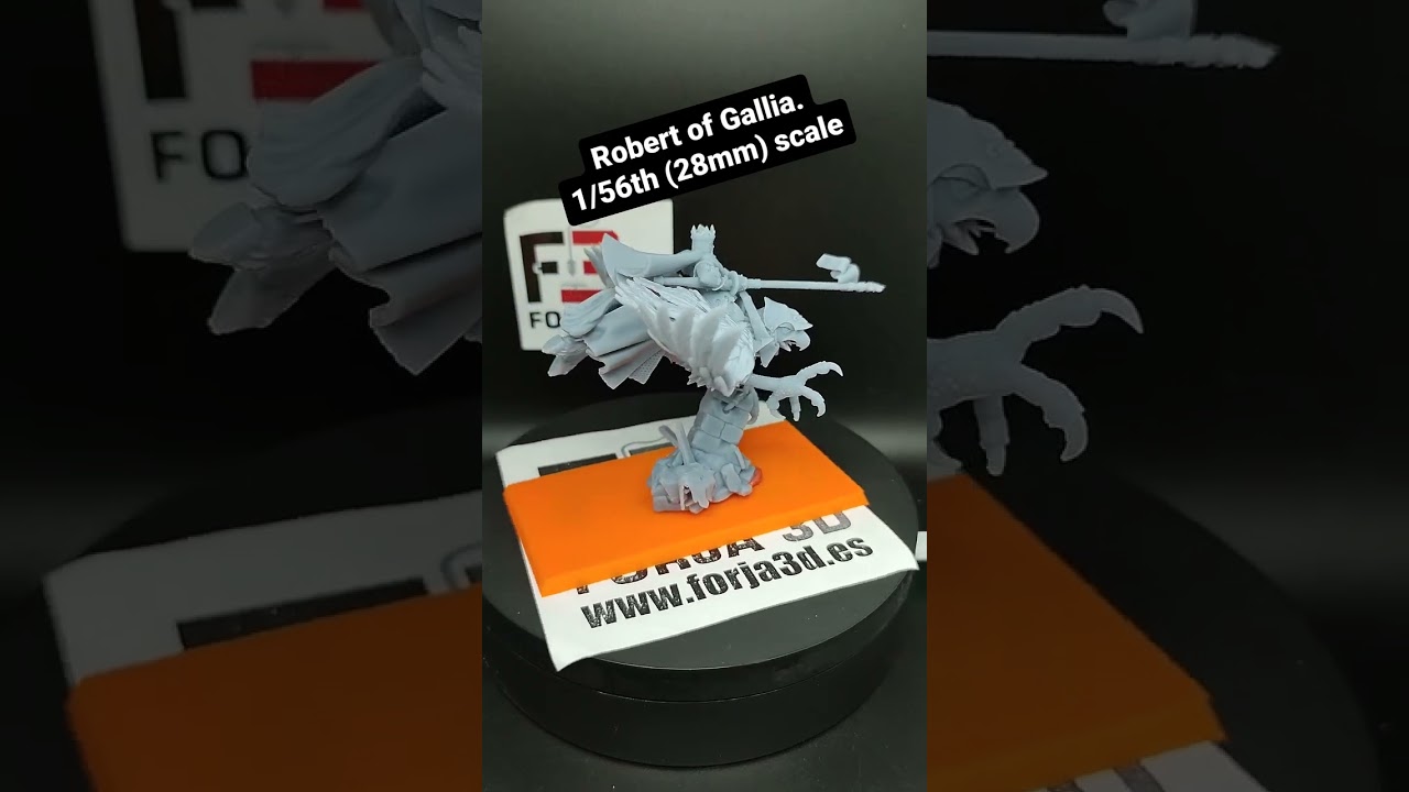 Robert of Gallia on Hipogryphon. Highlands miniatures