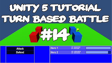 Unity 5 Tutorial: Turn Based Battle System #14 - HeroPanels