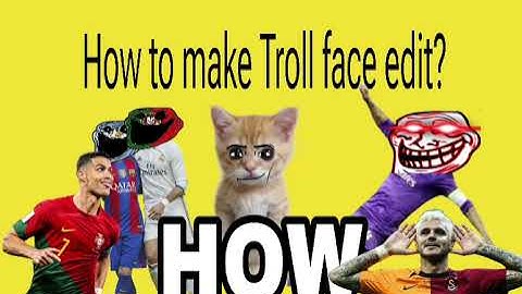 How to make Troll face edits🤩 #edit #trollface