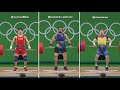 Rio olympics 2016  3 lifters  217kg clean and jerk  85kg bw