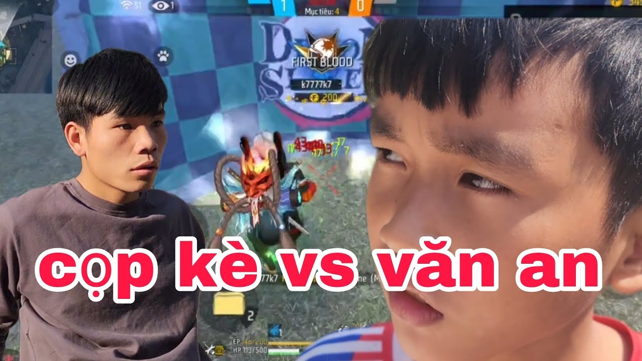 tran solo kịch tính cọp kè vs văn an#tuyenvlog #freefire #copke #bacgau