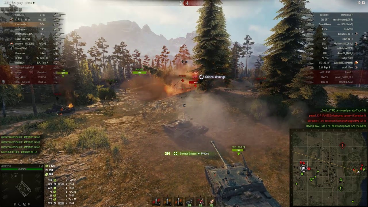 mtbl T-54 mastery in Murovanka