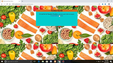 UAS Pemrograman Web 1 Dengan judul "Pemesanan Makanan Online".