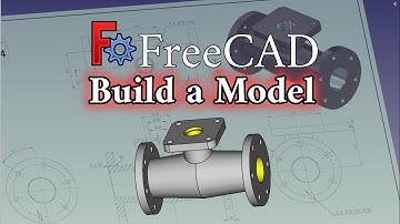 Flange Pipe Connection modeling in FreeCAD 0.21