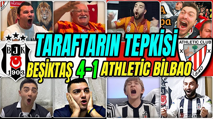 FANATİK TARAFTARLARIN BEŞİKTAŞ 4-1 ATHLETİC BİLBAO MAÇINA ÇILGIN TEPKİLERİ 😍😱 #taraftarıntepkisi