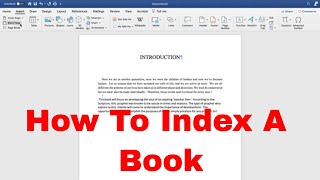 Indexing A Book With Microsoft Word screenshot 5