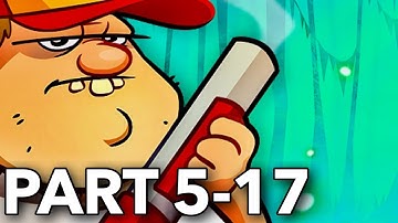 Swamp Attack Episode 5 Level 17 Walkthrough Gameplay - Strange Swamp Creatures