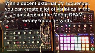 Extending DFAM Sequences w/ External CV Sequencers