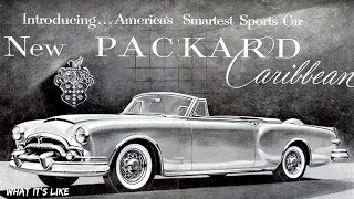 1953 Packard Caribbean, Packard sports car￼