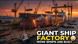 How Giant Ships Are Built 🚢 | Inside FactoryXtreme Shipyard (Full Process)
