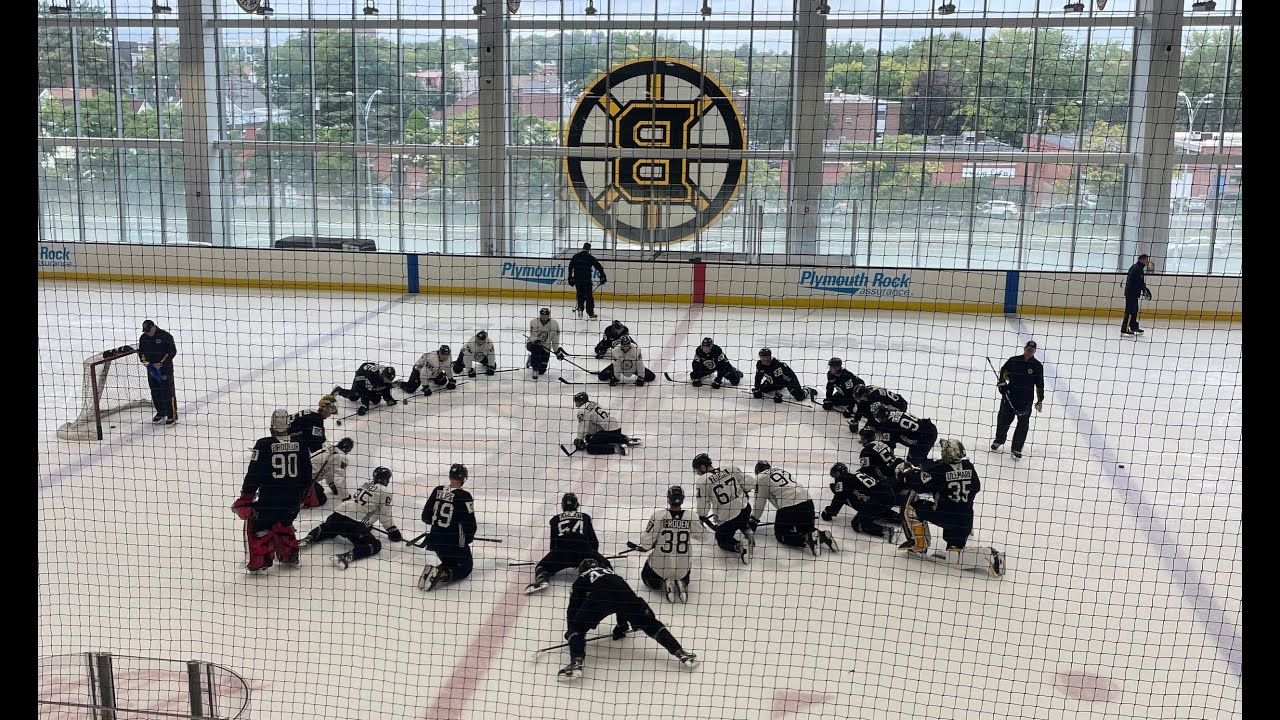 Boston Bruins Training Camp - September 24th - YouTube