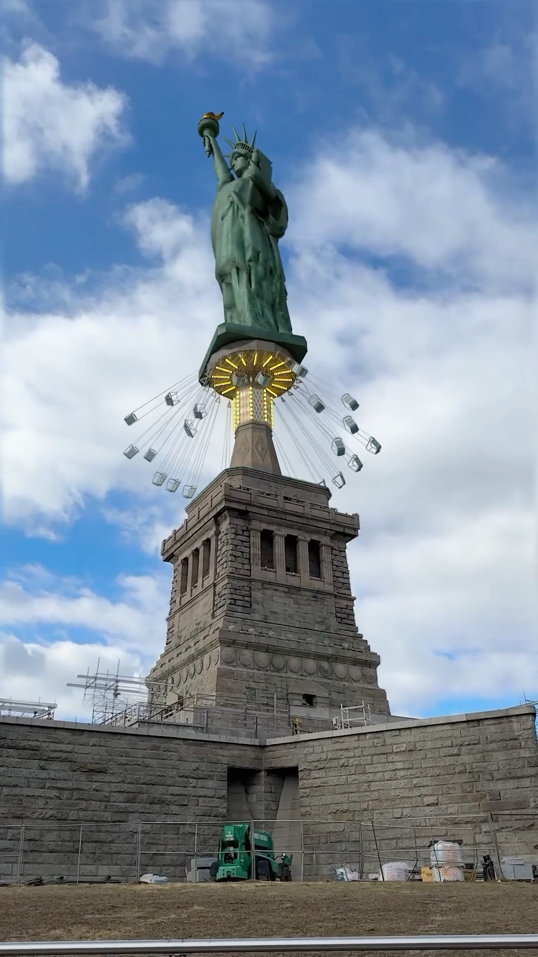Did you know this trick at Statue of liberty ?? #vfx #visualeffects  #3d #cgi