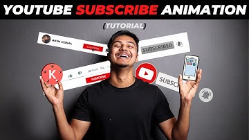How To Make Subscribe Button Animation For YouTube (Android & iOS) | Subscribe Intro Kaise Banaye